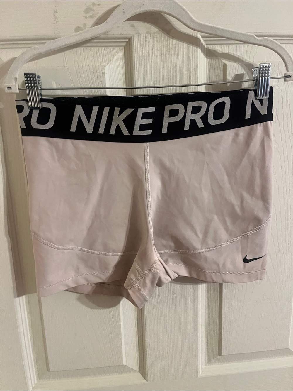 Nike Pro Women's White Compression Shorts